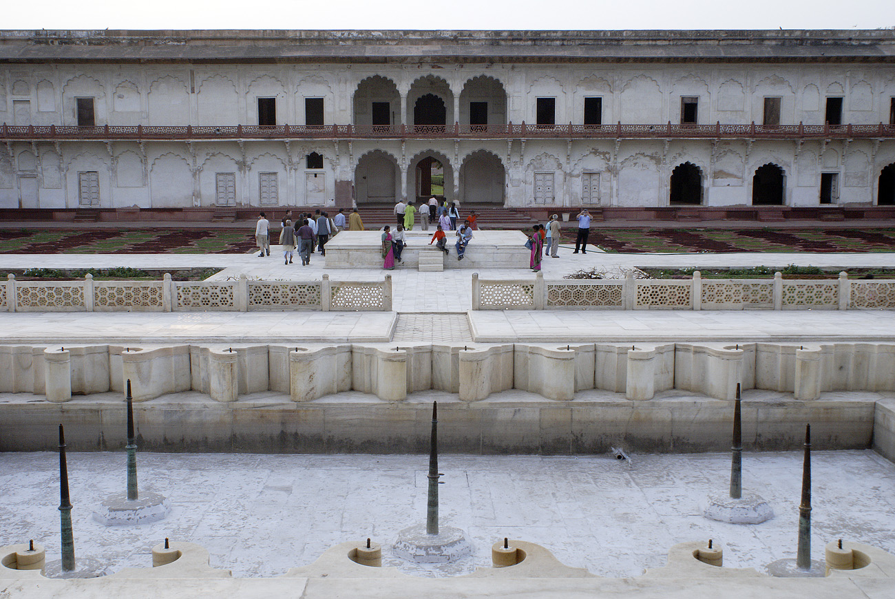 raj07-02-28_062.jpg - Inde, Rajasthan, 28/02/2007 Agra fort Rouge