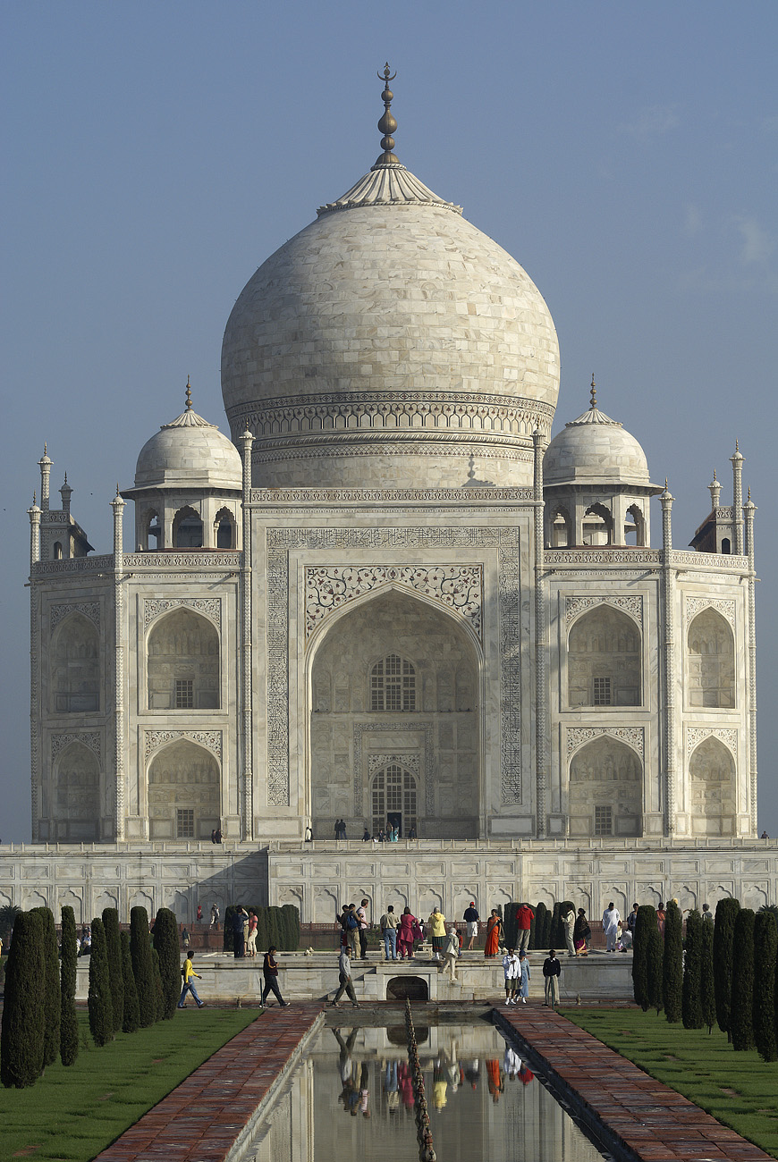 raj07-03-01_009.jpg - Inde, Rajasthan, 01/03/2007 Agra site du Taj Mahal