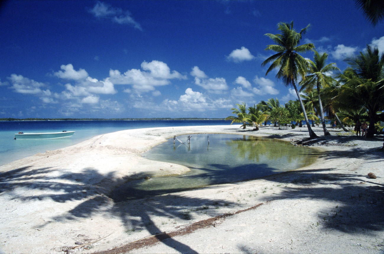 pol05_0148m.jpg - Tuamotu, Takapoto plage de rêve au bord du lagon